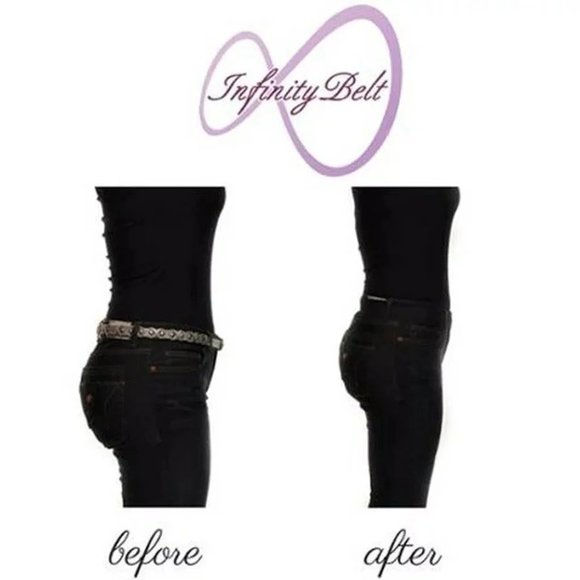 The InfinityBelt Black- Medium 10-14 (30 inches) - Picture 4 of 6